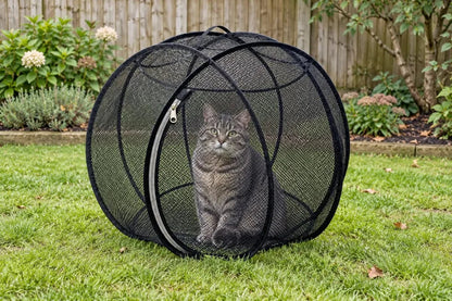 🐱🌿 Trovehand Cat Haven™ – Pop-Up Mesh Playpen