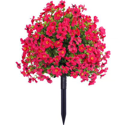 🎁  Last Day 60% OFF 💐 Artificial Topiary Ball Trees with Flowers and Ground Spikes 💐