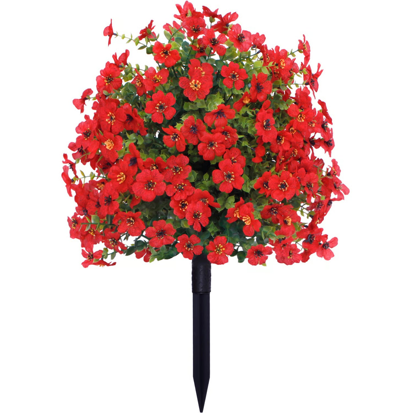 🎁  Last Day 60% OFF 💐 Artificial Topiary Ball Trees with Flowers and Ground Spikes 💐