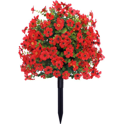 🎁  Last Day 60% OFF 💐 Artificial Topiary Ball Trees with Flowers and Ground Spikes 💐