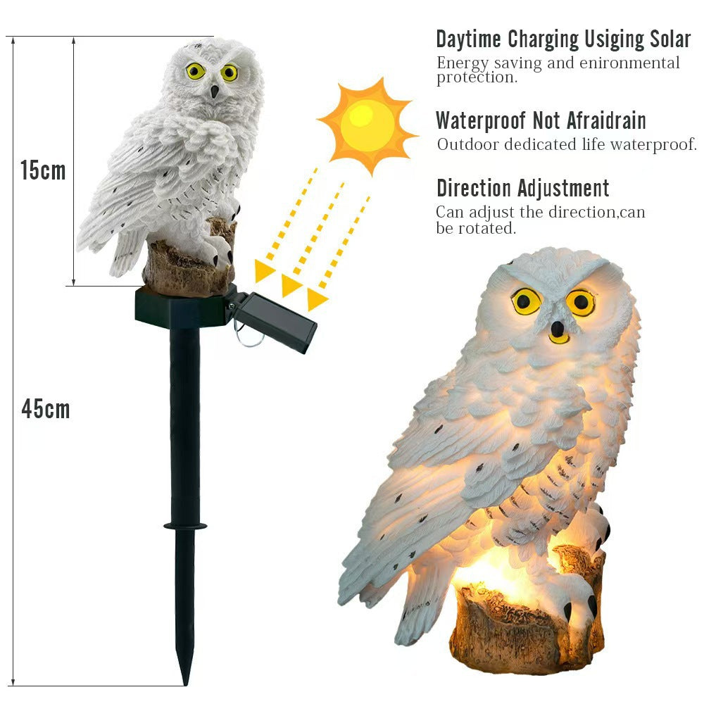 🎁  Last Day 50% OFF 🔥 Waterproof Solar Owl Light