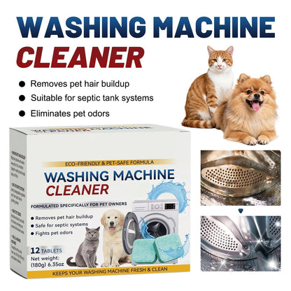 🔥 Powerful Washer Deep Cleaner Tablets – Eliminate Hidden Bacteria & Bad Smells Fast