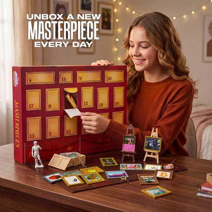 ✨ 20 Days of Artistic Surprises 🎨 Mini Masterpiece Collection Advent Calendar | Build Your Tiny Gallery