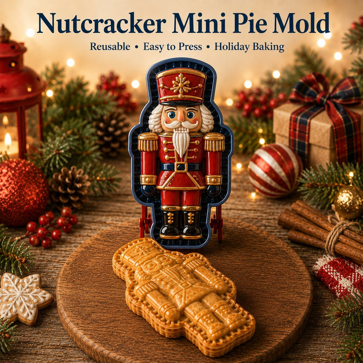 🔥🔥Only $12.99 Last Day Promotion!✨ 🎄16-Design Christmas Mini Pie Mold Collection 🥧