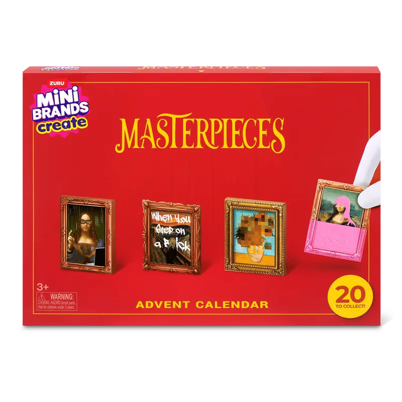 ✨ 20 Days of Artistic Surprises 🎨 Mini Masterpiece Collection Advent Calendar | Build Your Tiny Gallery