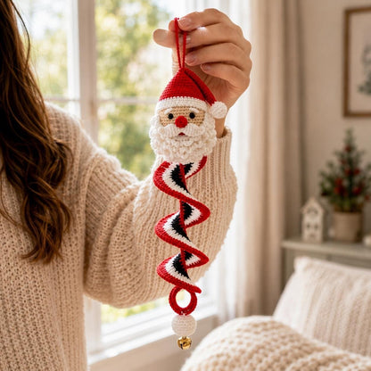 🔥Last Day 50% OFF - 🎅🌲Crochet Snowman Spiral Oranment DIY Kit