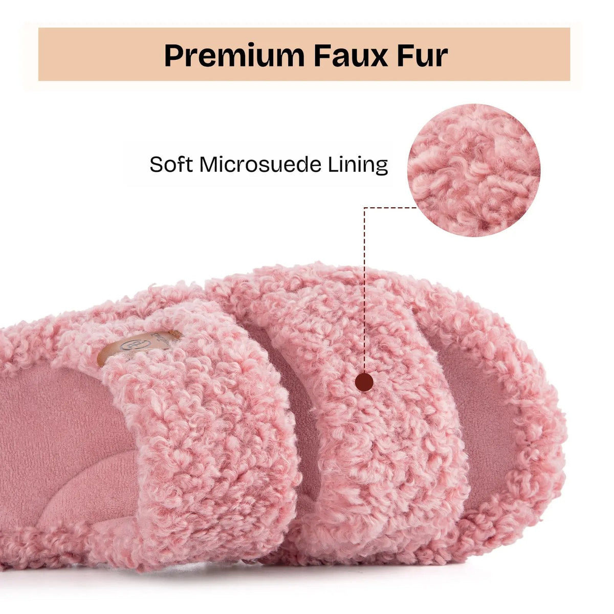 Women's Fuzzy Open-Toe Slippers – Stylish Classic Slides with Soft Memory Foam, Non-Slip Rubber Sole, Perfect Cozy Footwear ,Girl Fur Flipflop Walking Shoes Fluffy Modern Sleeper Slip On Clog