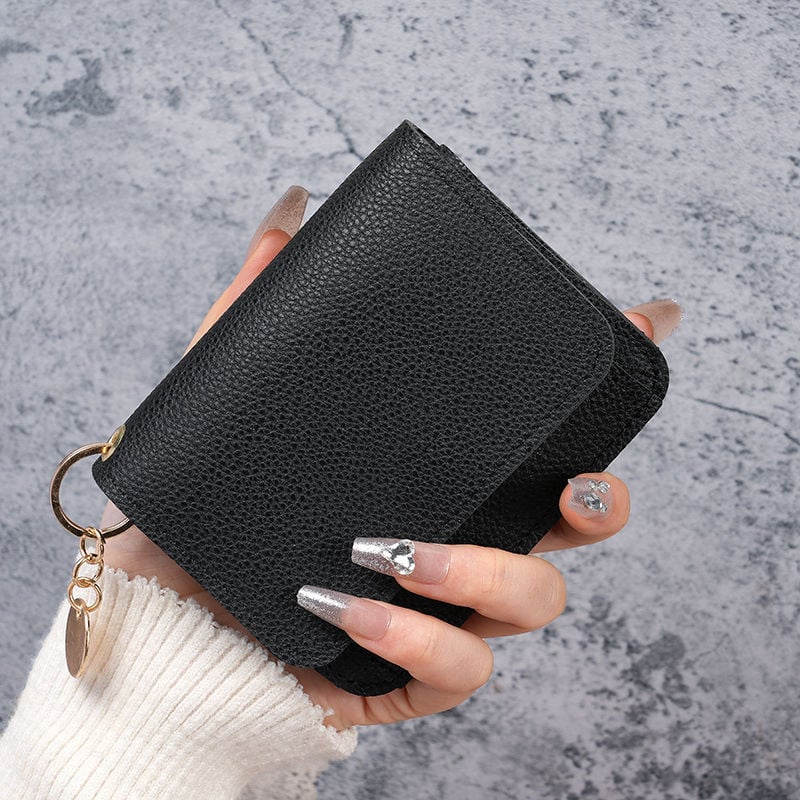 Elegant and Minimalist Women's Slim Short Wallet