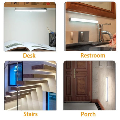 🔥Only $8.99 Last Day Promotion!💡Punch-free Smart Sensor Magnetic Rechargeable LED Lights