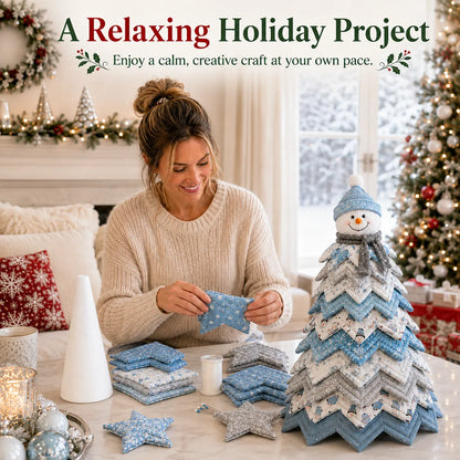 DIY Quilted Santa Christmas Tree Kit