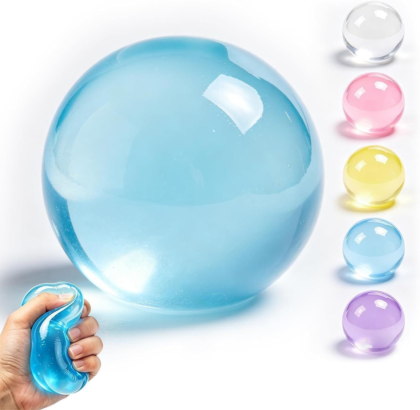 Shape & Squeeze Coconut Oil Stress Ball – No-Rebound Fidget Toy