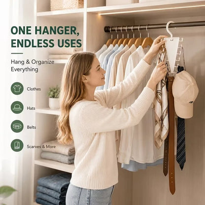 🔥LAST DAY 49%OFF🎁Multi-Functional V-Shaped Double Sided Hanger Storage Rack