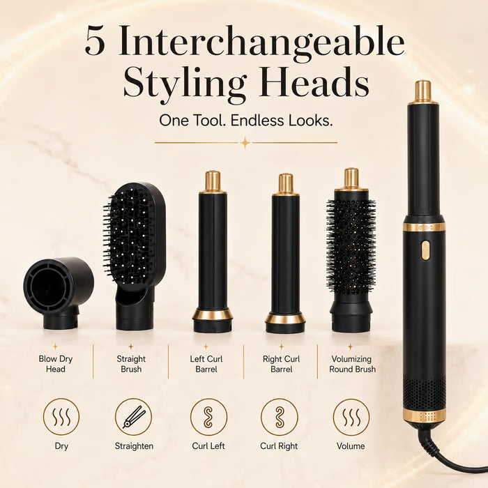 ✨ 5‑in‑1 Styling Blow‑Dry Brush – ALL Your Hair Needs in One Tool ⚡
