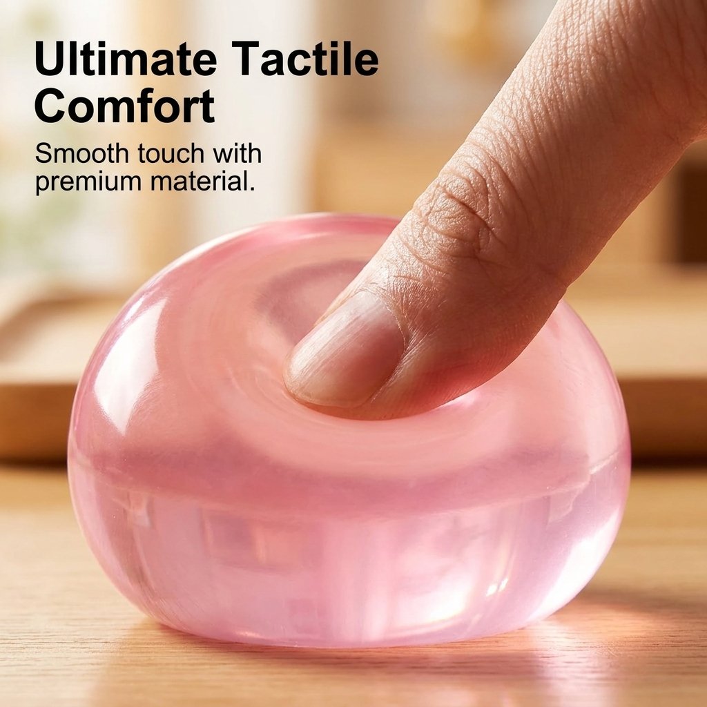 Shape & Squeeze Coconut Oil Stress Ball – No-Rebound Fidget Toy