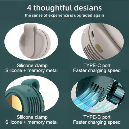 Portable Silent Mini Bladeless Electric Fan