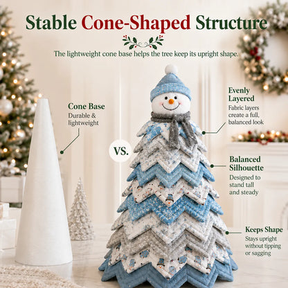 DIY Quilted Santa Christmas Tree Kit
