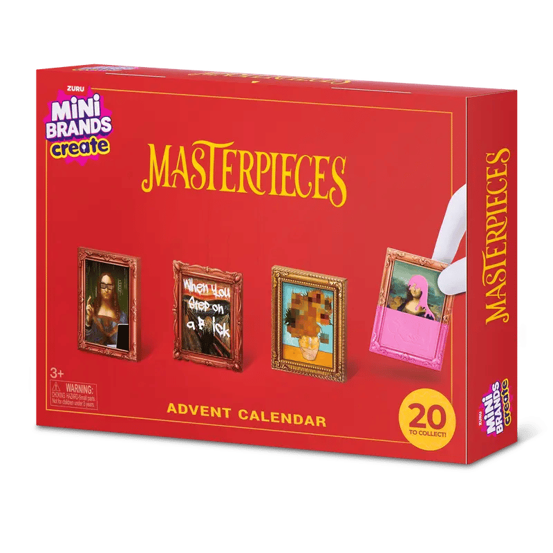 ✨ 20 Days of Artistic Surprises 🎨 Mini Masterpiece Collection Advent Calendar | Build Your Tiny Gallery