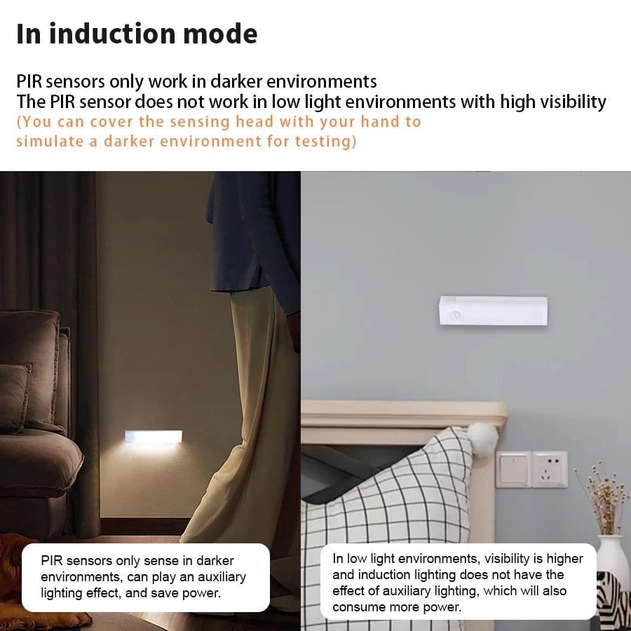 🔥Only $8.99 Last Day Promotion!💡Punch-free Smart Sensor Magnetic Rechargeable LED Lights