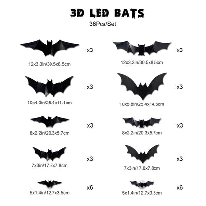 ✨Halloween LED Bat Night Light Wall Decor🦇