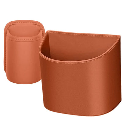 🥳2026 HOT SALE🥳💞50K+ SOLD!🚗🧺 49% OFF! Leather Car Door Cup Holder – Wide‐mouth opening, easy reach for drinks & phone. Clip‐on secure fit. PU leather, tough & stylish. 🛡️✨