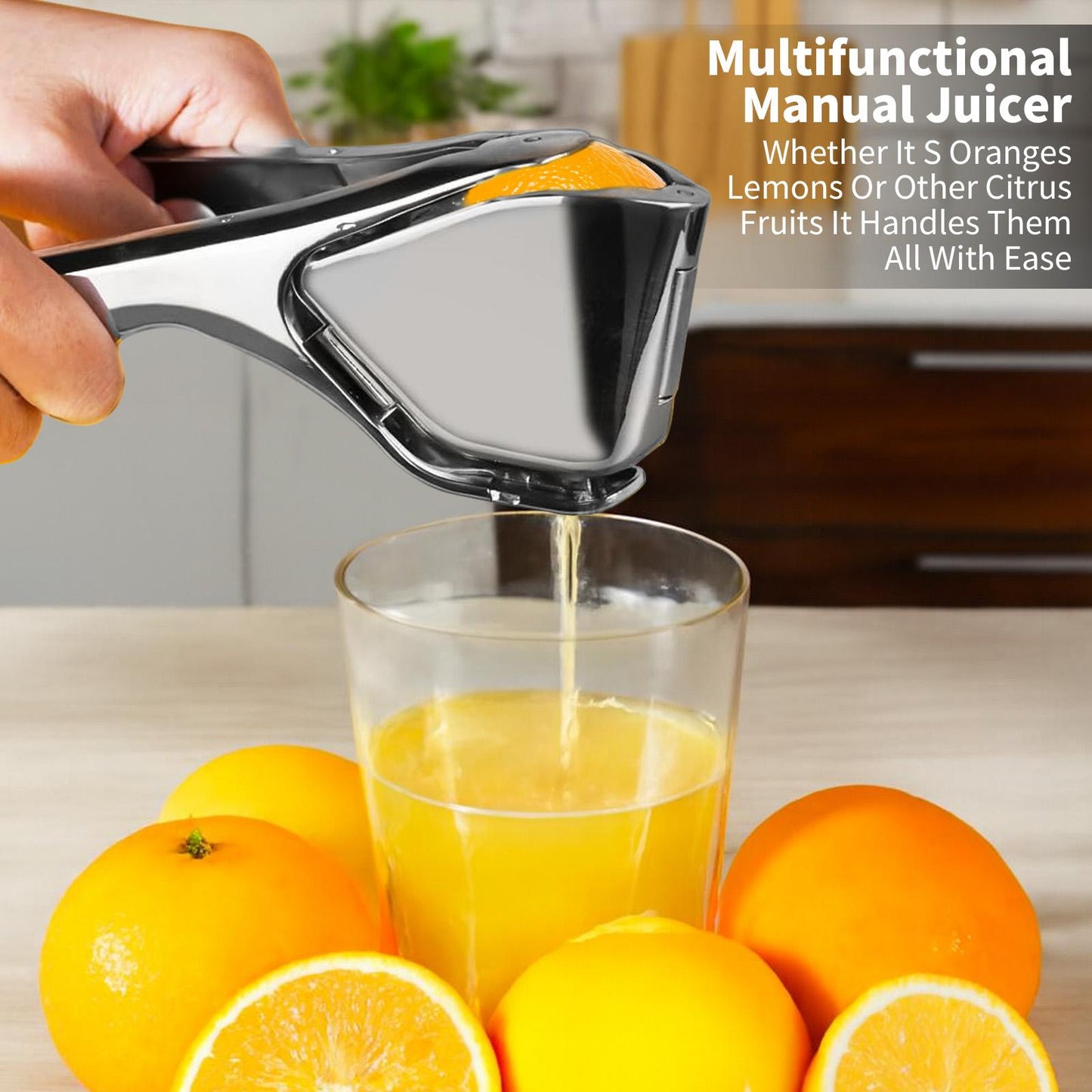 👍Citrus Squeezer | Zinc Alloy or PP – Handheld Juicer for Lemons, Limes & Oranges 🍋