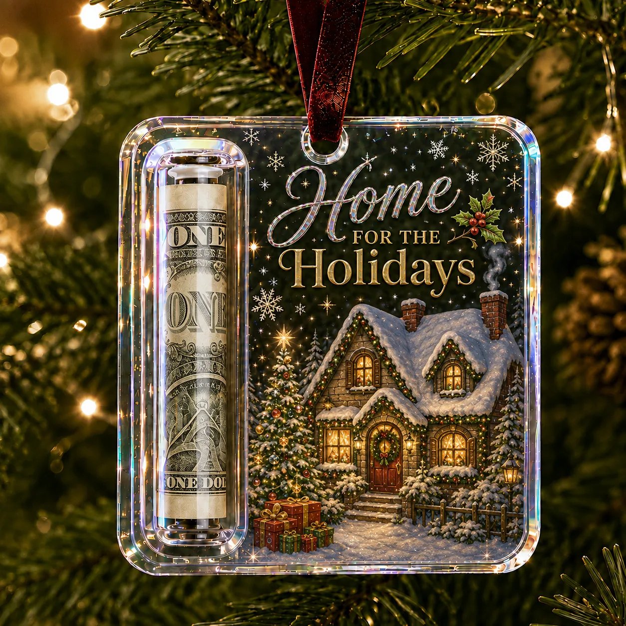 ✨🎄Christmas Cash Gift Holder Ornament