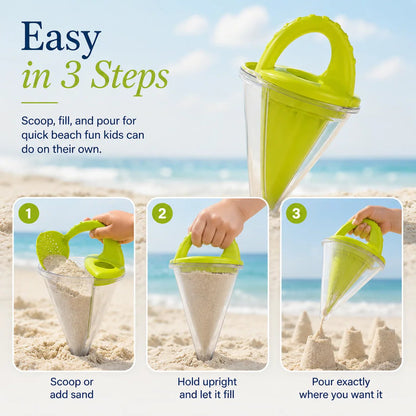🏖️Spilling Funnel Sand and Water Mixing Toy