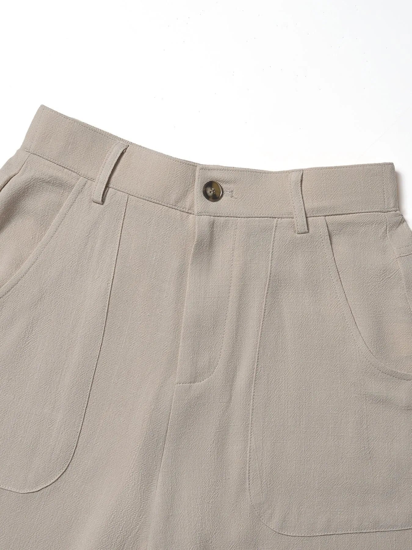 🔥Bestseller👖Women's High Waist Cotton Linen Wide Leg Pants