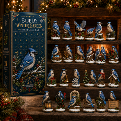 Blue Jay 24-Day Advent Calendar – Christmas Countdown Collectible Figurines