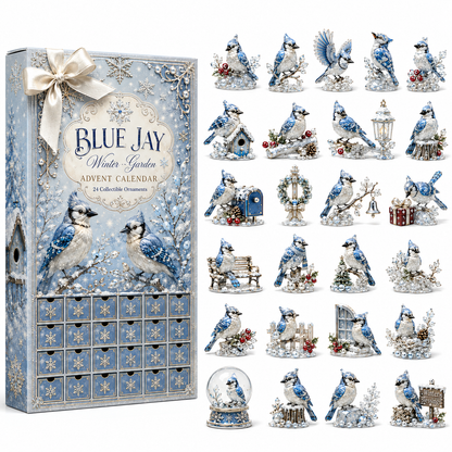 Blue Jay 24-Day Advent Calendar – Christmas Countdown Collectible Figurines
