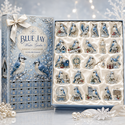 Blue Jay 24-Day Advent Calendar – Christmas Countdown Collectible Figurines