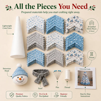 DIY Quilted Santa Christmas Tree Kit