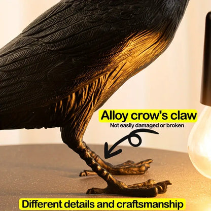 The Raven - Bird Lamp