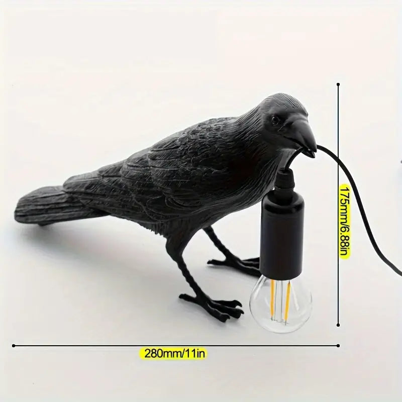 The Raven - Bird Lamp