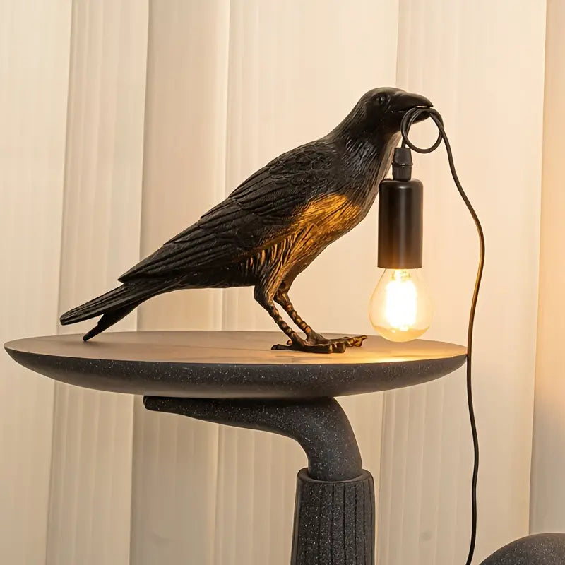 The Raven - Bird Lamp