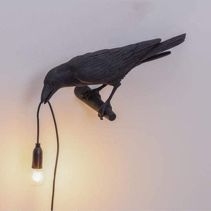 The Raven - Bird Lamp
