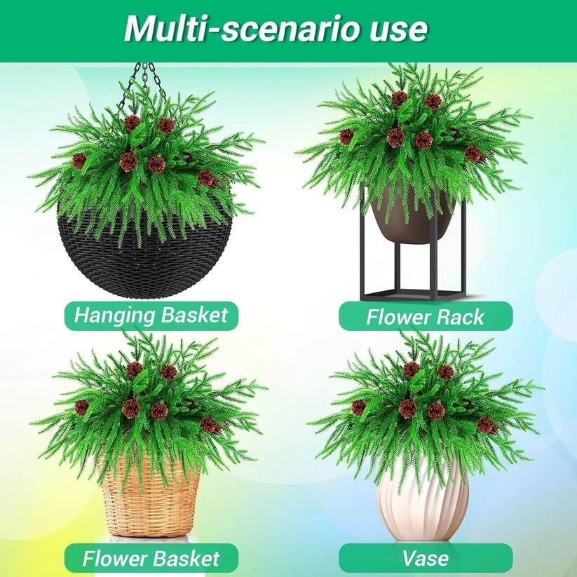 🔥Last Day 70% OFF🔥The Best Holiday Greenery - Realistic Norfolk Pine Stems
