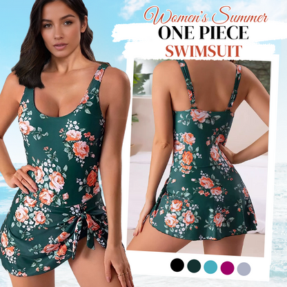 🔥Hot Sale 50% OFF💃Women's One Piece Tummy Control Tie Knot Swimsuit 2
